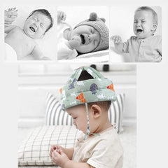 Baby Head Protection Cap – Adjustable Soft Safety Helmet