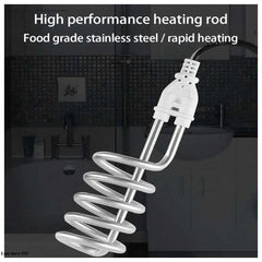 High performance heating rod with food grade stainless steel on a dark background
