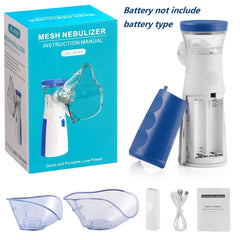Portable Medical Nebulizer Machine – For Asthma, Cough & Cold Relief | Kids & Adults | Cell Operated Inhaler