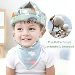 Baby Head Protection Cap – Adjustable Soft Safety Helmet